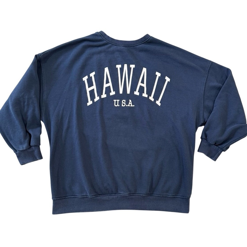 Hawaii USA Womans Large Oversized Sweatshirt